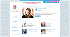 Desktop Screenshot of firstwivesworld.com